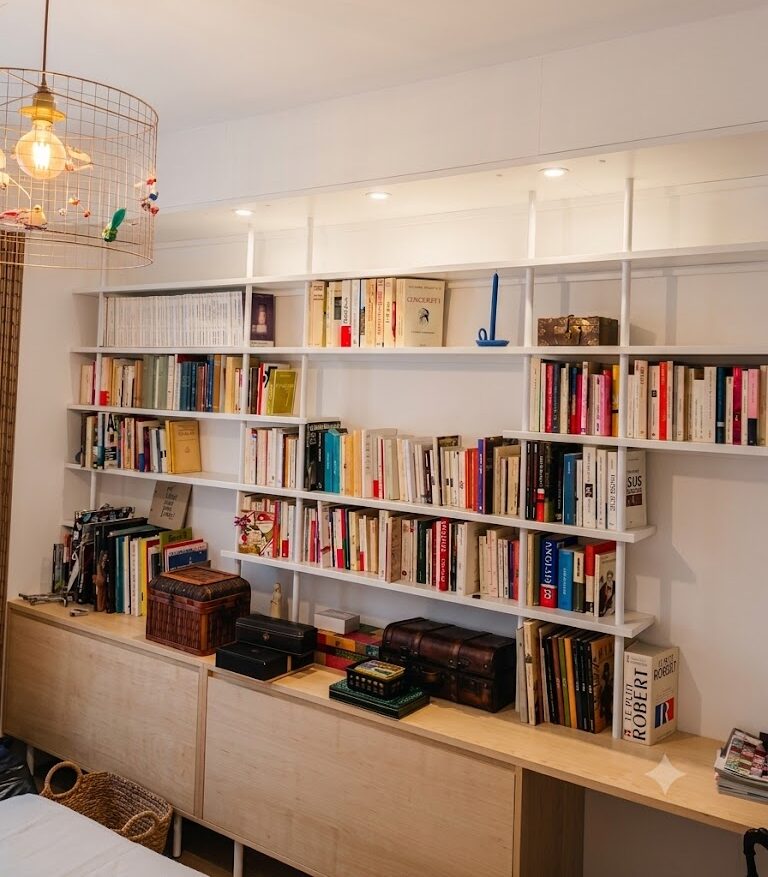 bibliothèque et buffets bas
