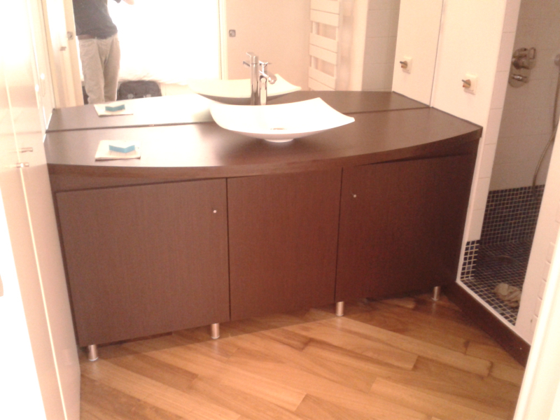 meuble de salle de bain sur mesure