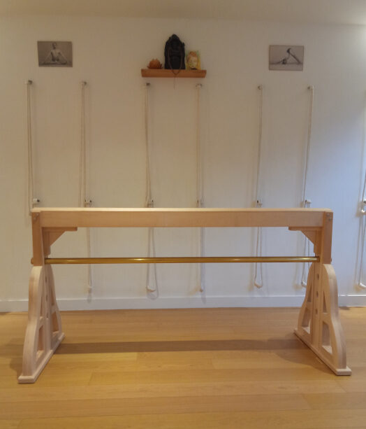 tressler en hêtre, vue de face
