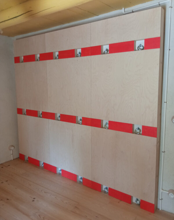 aménagement d'un yoga wall en ardèche